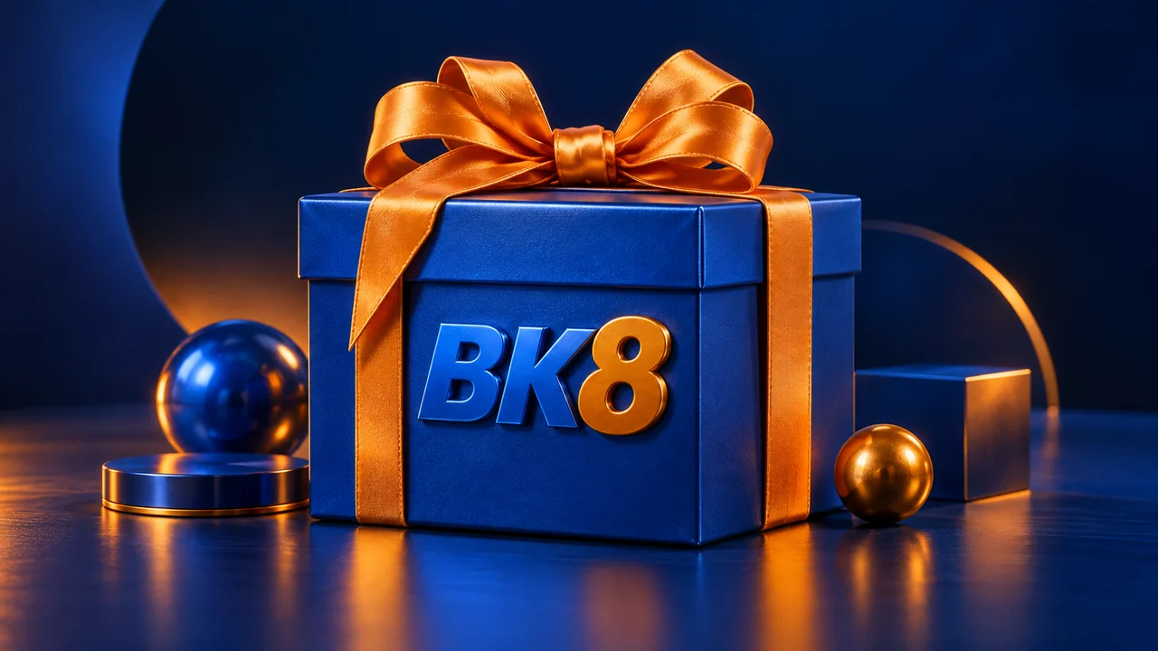Arca hadiah dengan nama BK8